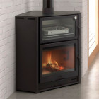 Salamandra a Lenha Arce de Canto com Forno -  Hergom